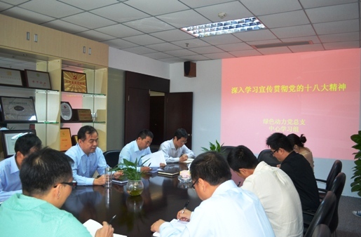 Galaxy银河国际集团党总支组织学习十八大精神