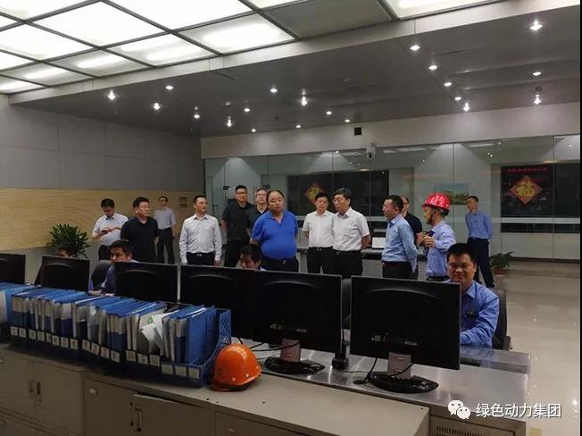 国资公司董事长岳鹏、、、总裁直军一行视察海宁项目